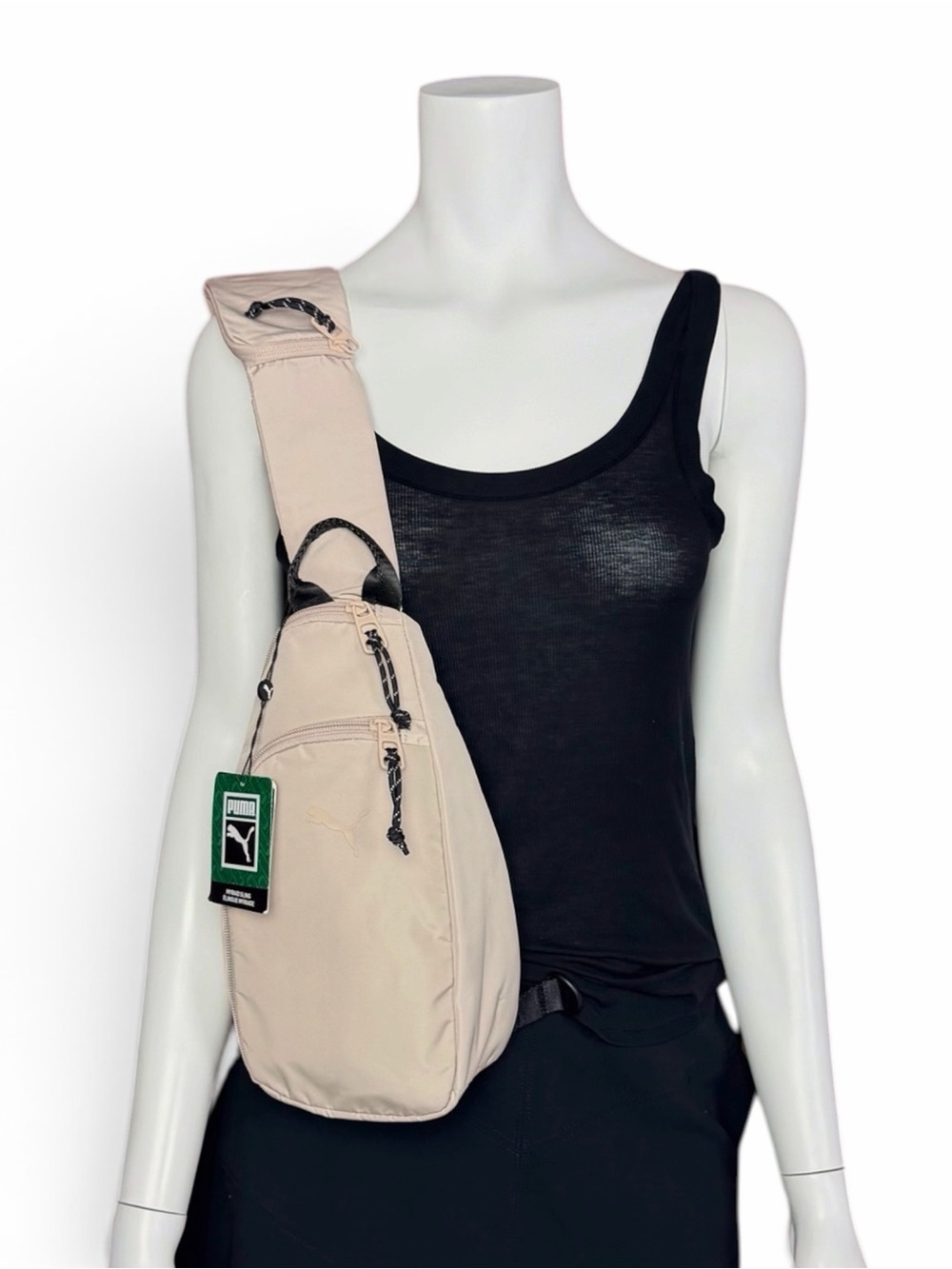 Puma Beige Crossbody Myriad Sling Bag